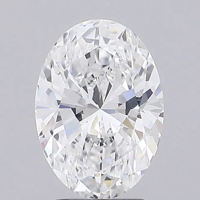 3.00ct Oval Lab Grown Diamond (Colour F, Clarity VVS2, IGI Certified)