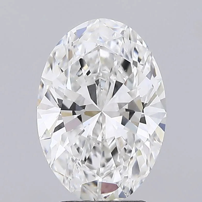 3.00ct Oval Lab Grown Diamond (Colour F, Clarity VVS2, IGI Certified)