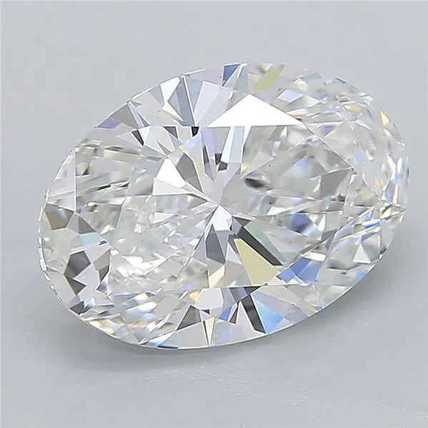 3.00ct Oval Lab Grown Diamond (Colour F, Clarity VVS2, IGI Certified)
