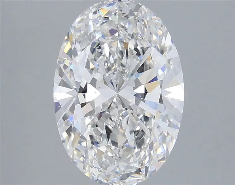 3.00ct Oval Lab Grown Diamond (Colour G, Clarity VS2, IGI Certified)