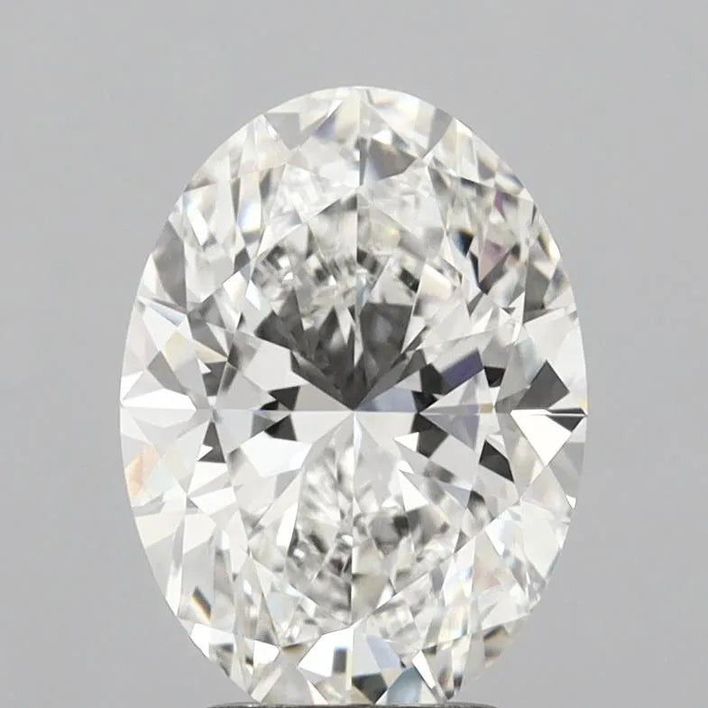 3.00ct Oval Lab Grown Diamond (Colour G, Clarity VVS2, IGI Certified)