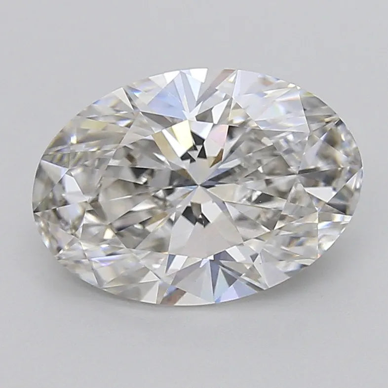 3.00ct Oval Lab Grown Diamond (Colour G, Clarity VVS2, IGI Certified)
