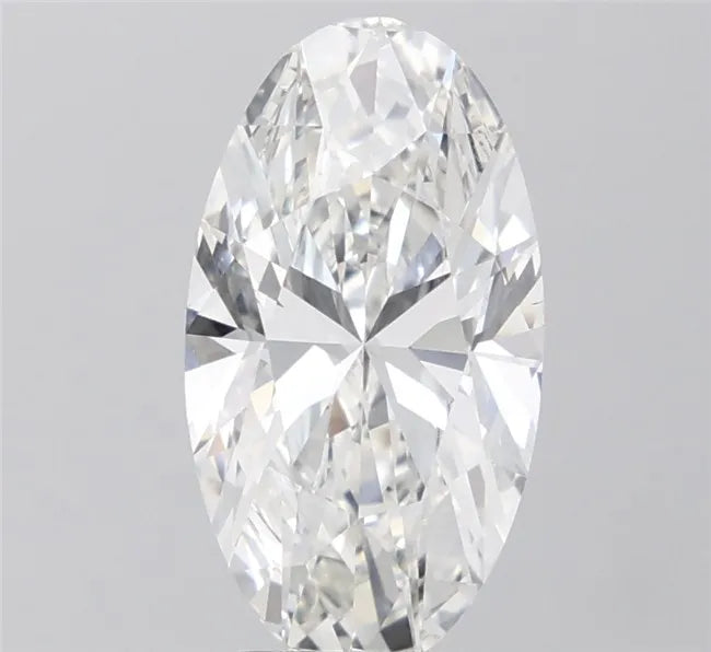 3.00ct Oval Lab Grown Diamond (Colour G, Clarity VVS2, IGI Certified)