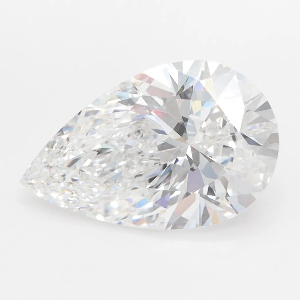3.00ct Pear Lab Grown Diamond (Colour D, Clarity VVS1, GIA Certified)