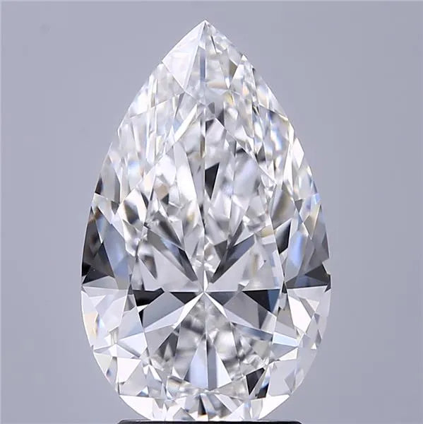 3.00ct Pear Lab Grown Diamond (Colour D, Clarity VVS1, IGI Certified)