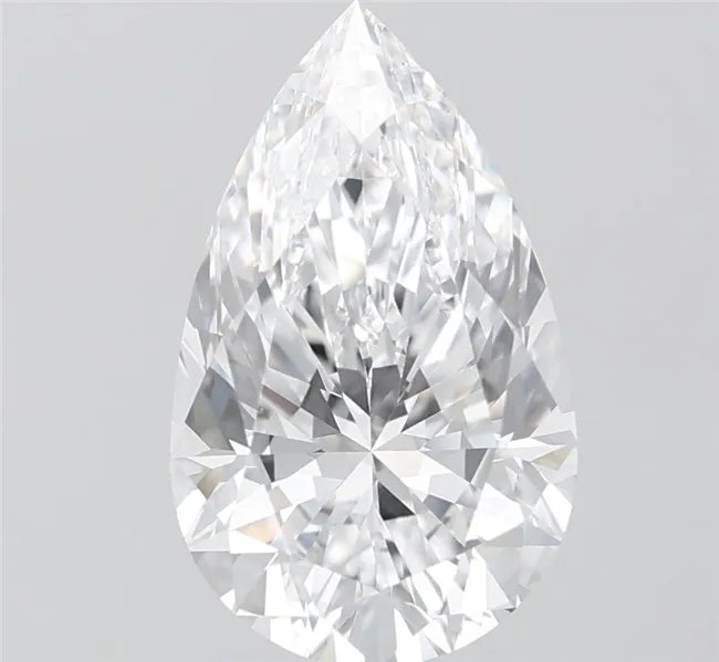 3.00ct Pear Lab Grown Diamond (Colour D, Clarity VVS1, IGI Certified)