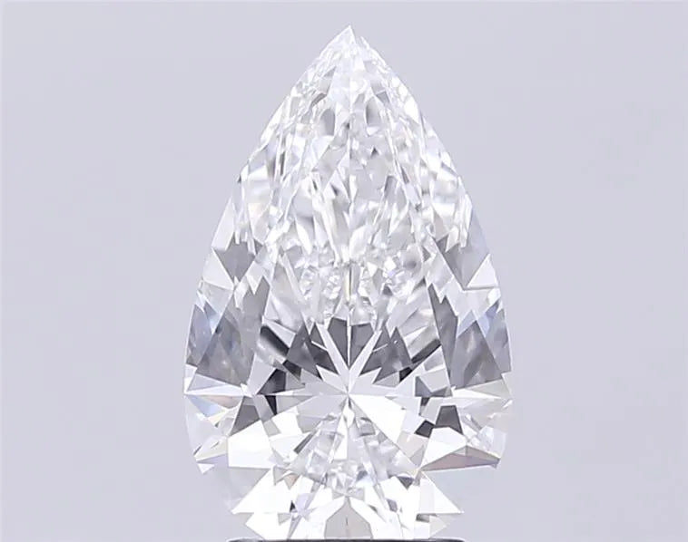 3.00ct Pear Lab Grown Diamond (Colour D, Clarity VVS2, IGI Certified)