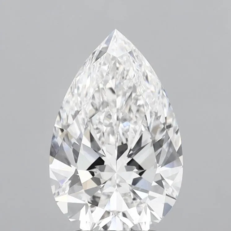 3.00ct Pear Lab Grown Diamond (Colour E, Clarity VVS2, IGI Certified)