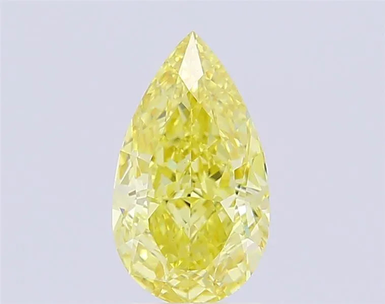 3.00ct Pear Lab Grown Diamond (Colour Fancy Intense Yellow, Clarity VVS2, IGI Certified)