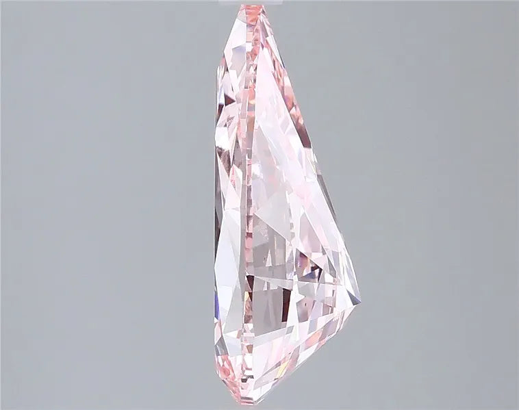 3.00ct Pear Lab Grown Diamond (Colour Fancy Vivid Pink, Clarity VS1, IGI Certified)