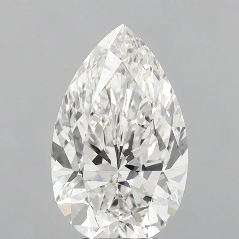 3.00ct Pear Lab Grown Diamond (Colour G, Clarity VVS2, IGI Certified)