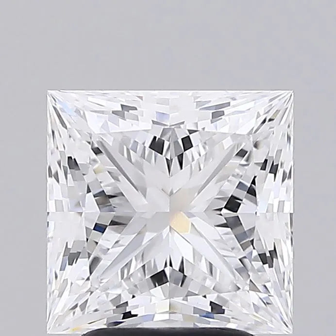 3.00ct Princess Lab Grown Diamond (Colour D, Clarity VVS2, IGI Certified)