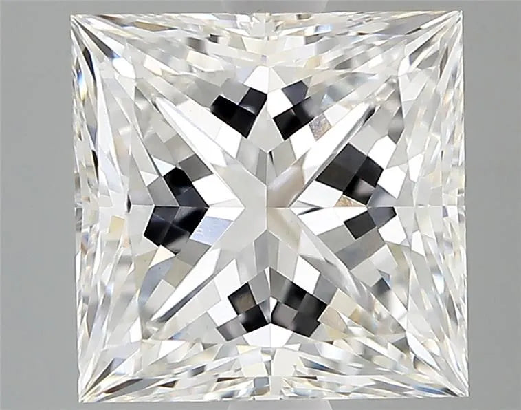 3.00ct Princess Lab Grown Diamond (Colour F, Clarity VVS2, Cut EX, IGI Certified)