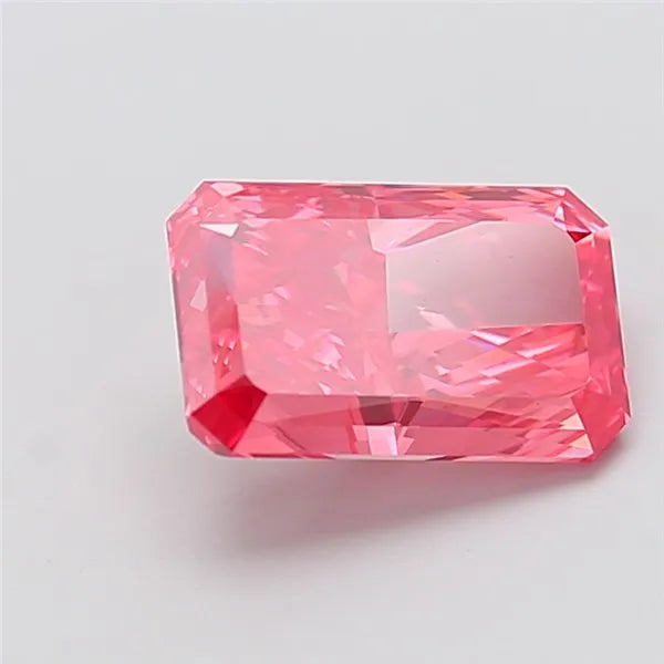 3.00ct Radiant Lab Grown Diamond (Colour Fancy Vivid Pink, Clarity VS2, IGI Certified)
