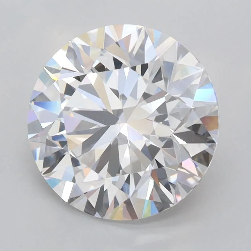 3.00ct Round Lab Grown Diamond (Colour E, Clarity VVS2, Cut ID, IGI Certified)