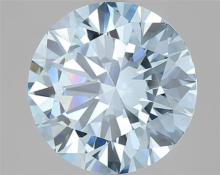 3.00ct Round Lab Grown Diamond (Colour Fancy Intense Blue, Clarity VS1, Cut VG, IGI Certified)