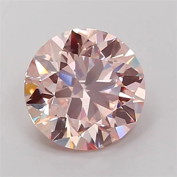 3.00ct Round Lab Grown Diamond (Colour Fancy Light Pink, Clarity VVS2, Cut EX, IGI Certified)