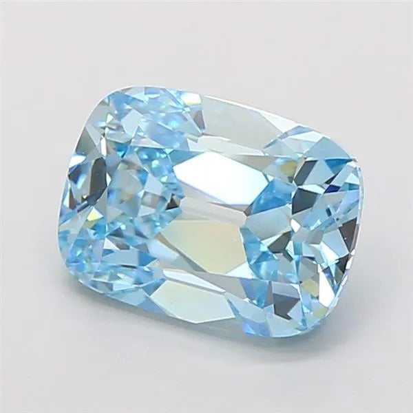 3.01ct Cushion Lab Grown Diamond (Colour Fancy Vivid Blue, Clarity VVS2, IGI Certified)