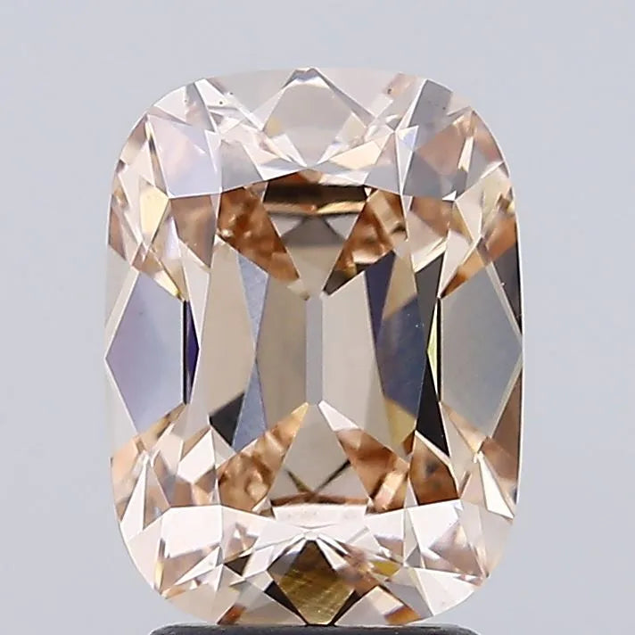 3.01ct Cushion brilliant Lab Grown Diamond (Colour Light Brown, Clarity VS2, IGI Certified)