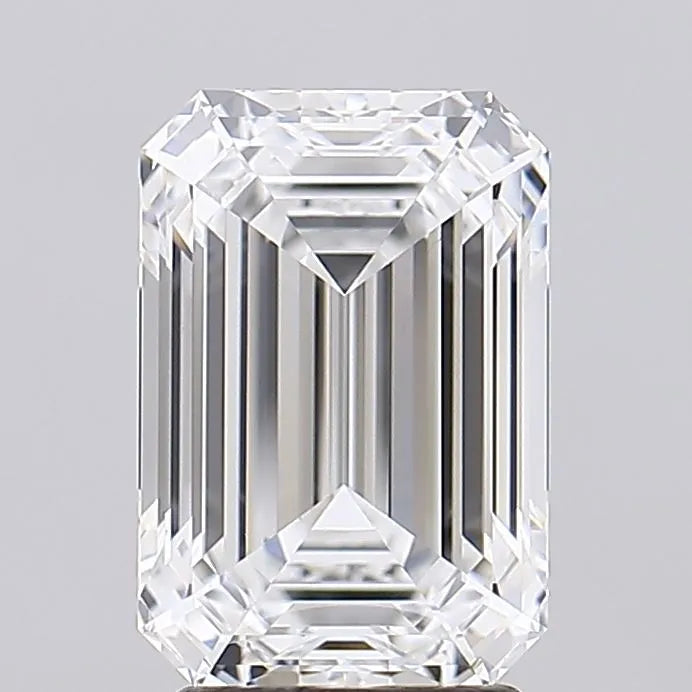 3.01ct Emerald Lab Grown Diamond (Colour D, Clarity FL, Cut EX, IGI Certified)