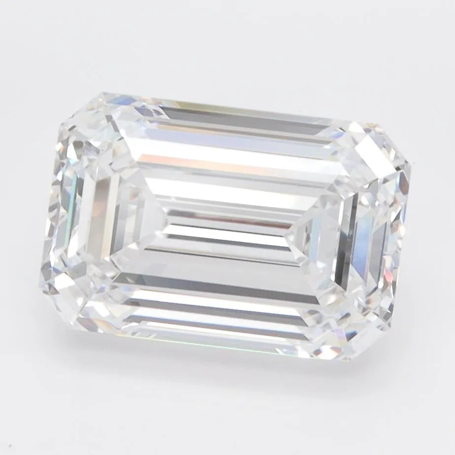 3.01ct Emerald Lab Grown Diamond (Colour D, Clarity IF, IGI Certified)
