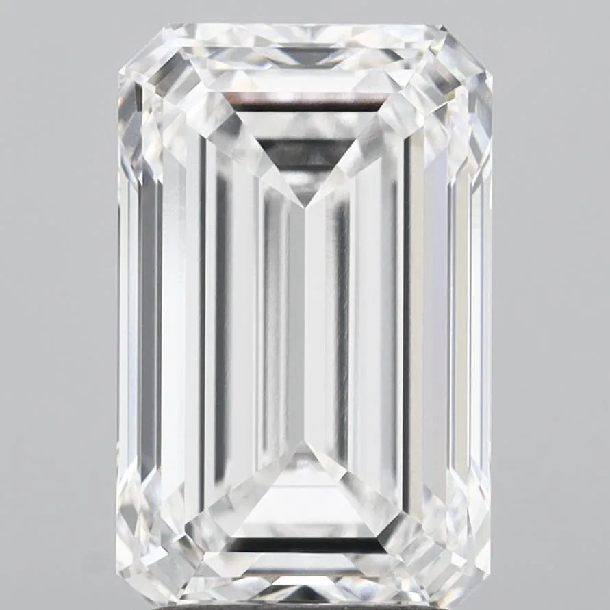 3.01ct Emerald Lab Grown Diamond (Colour D, Clarity IF, IGI Certified)