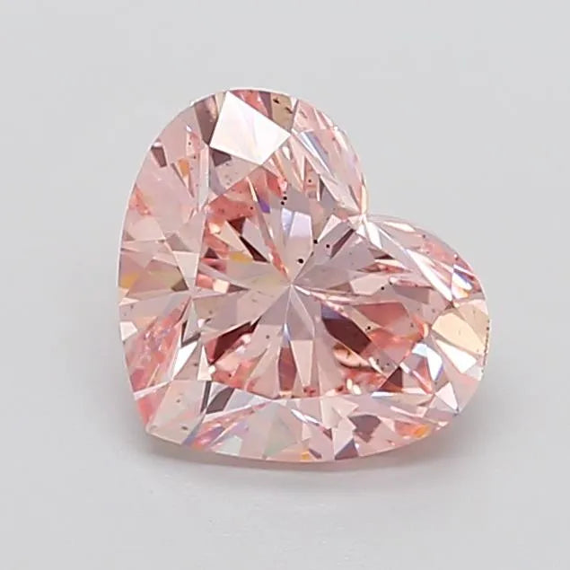 3.01ct Heart Lab Grown Diamond (Colour Fancy Intense Pink, Clarity SI1, IGI Certified)