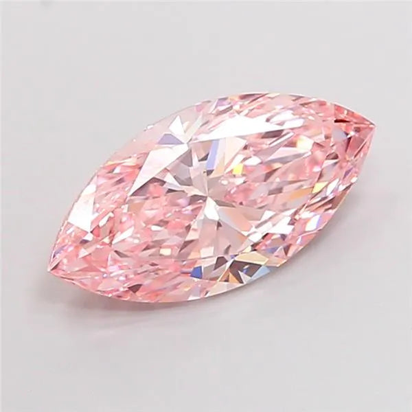 3.01ct Marquise Lab Grown Diamond (Colour Fancy Intense Pink, Clarity VVS2, IGI Certified)