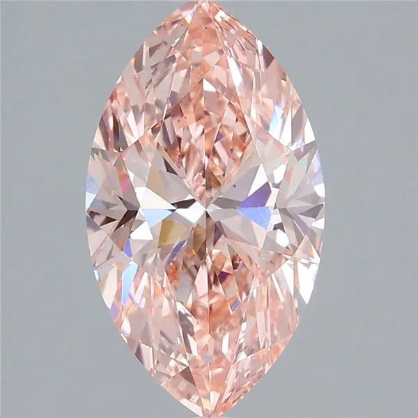 3.01ct Marquise Lab Grown Diamond (Colour Fancy Vivid Pink, Clarity VS1, IGI Certified)