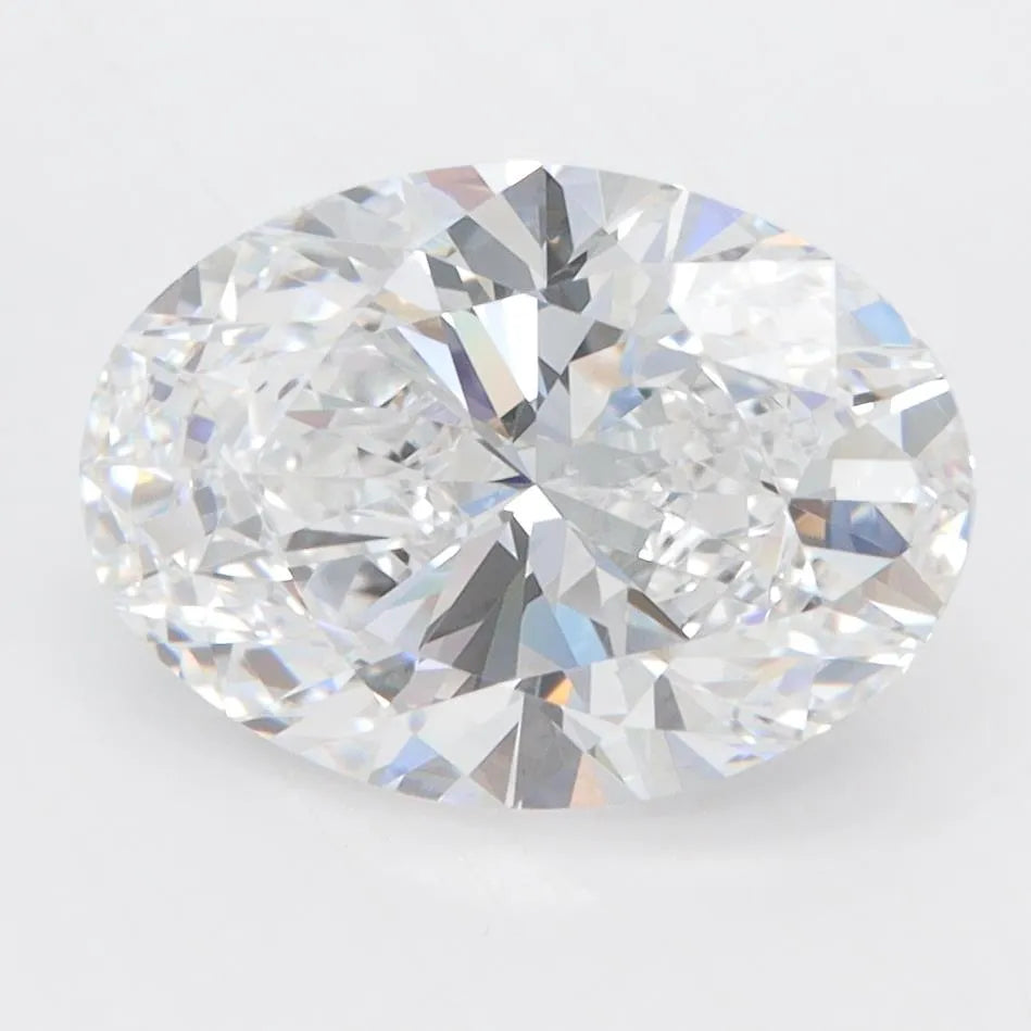 3.01ct Oval Lab Grown Diamond (Colour D, Clarity VVS2, IGI Certified)