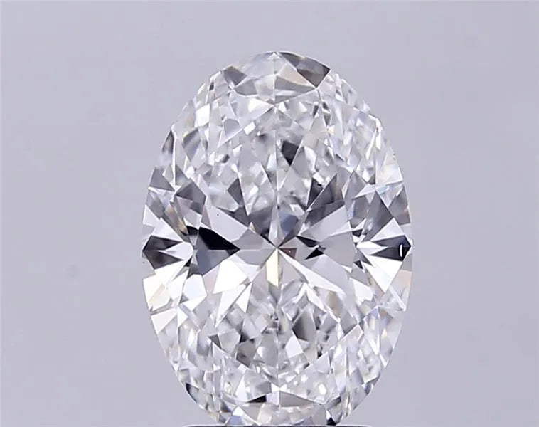 3.01ct Oval Lab Grown Diamond (Colour E, Clarity VS2, IGI Certified)