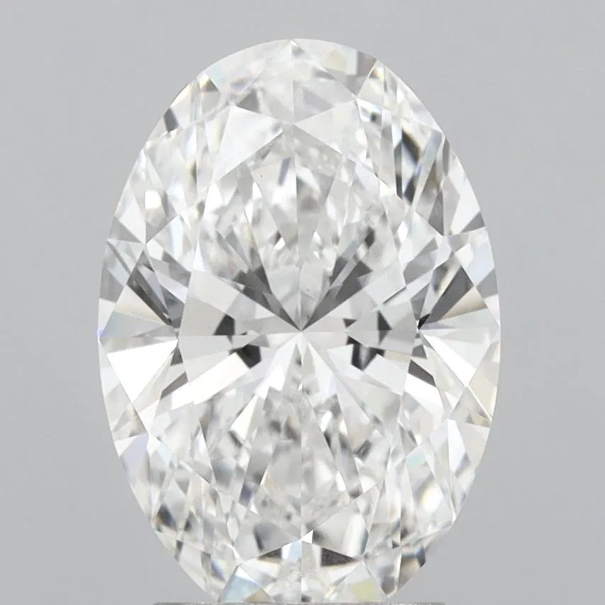 3.01ct Oval Lab Grown Diamond (Colour E, Clarity VVS2, IGI Certified)