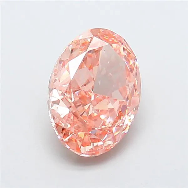 3.01ct Oval Lab Grown Diamond (Colour Fancy Intense Pink, Clarity VS2, IGI Certified)