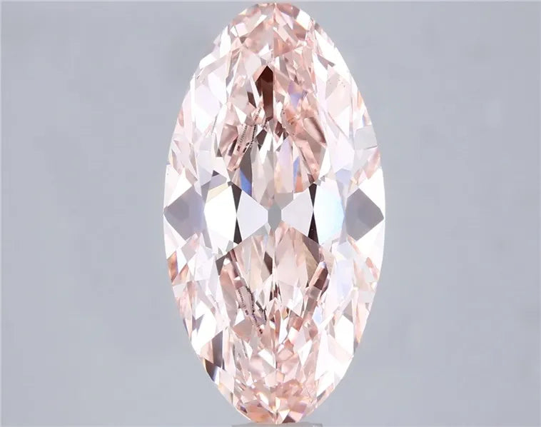3.01ct Oval Lab Grown Diamond (Colour Fancy Vivid Pink, Clarity VS1, IGI Certified)