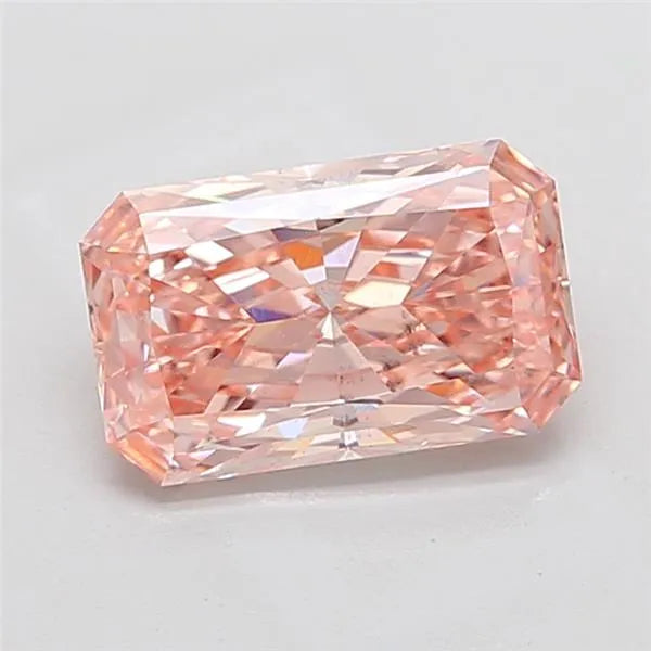 3.01ct Radiant Lab Grown Diamond (Colour Fancy Intense Brown Pink, Clarity VS2, IGI Certified)