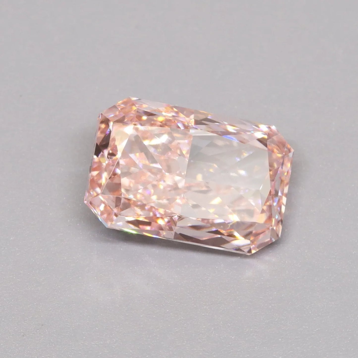 3.01ct Radiant Lab Grown Diamond (Colour Fancy Intense Pink, Clarity VS1, IGI Certified)
