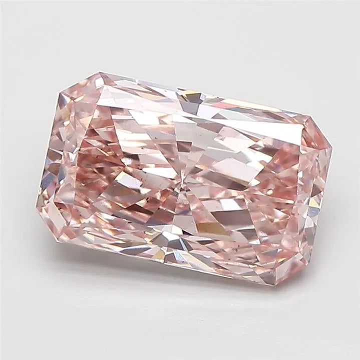 3.01ct Radiant Lab Grown Diamond (Colour Fancy Intense Pink, Clarity VS2, IGI Certified)