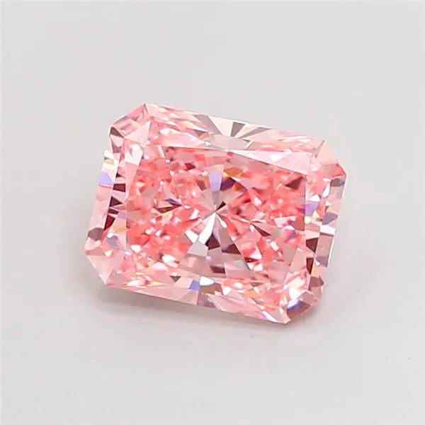 3.01ct Radiant Lab Grown Diamond (Colour Fancy Vivid Pink, Clarity VVS2, IGI Certified)
