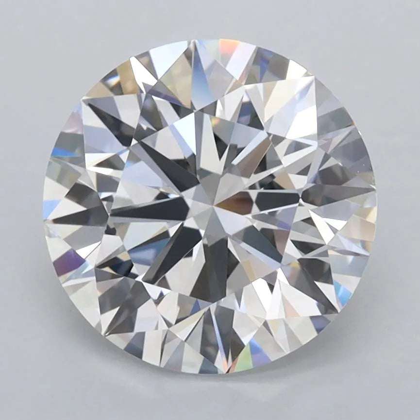 3.01ct Round Lab Grown Diamond (Colour D, Clarity FL, Cut ID, IGI Certified)