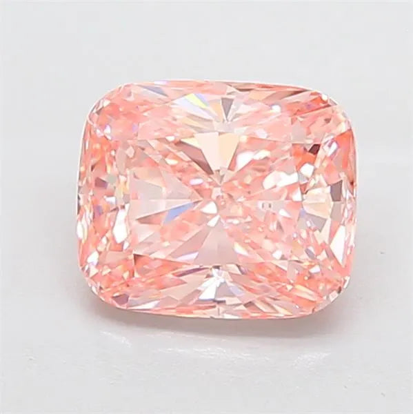 3.02ct Cushion modified Lab Grown Diamond (Colour Fancy Vivid Pink, Clarity VVS2, IGI Certified)