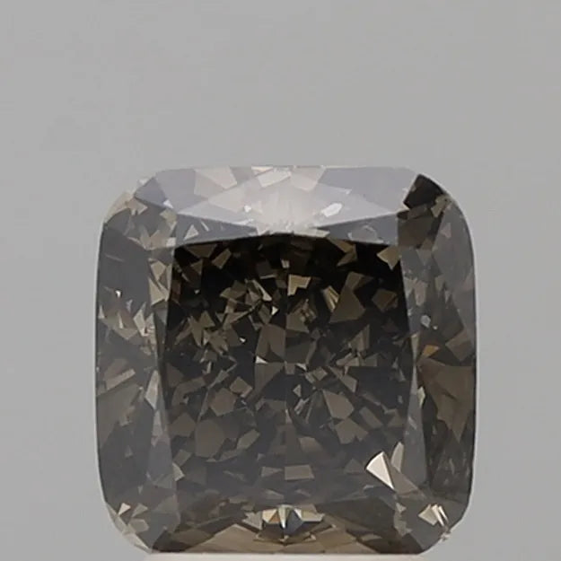 3.02ct Cushion modified Lab Grown Diamond (Colour Fancy Yellowish Gray, Clarity VS1, IGI Certified)