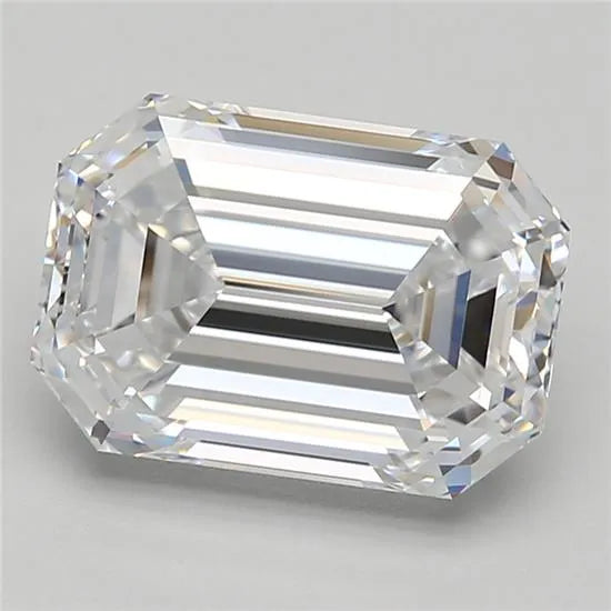 3.02ct Emerald Lab Grown Diamond (Colour D, Clarity VVS1, GIA Certified)