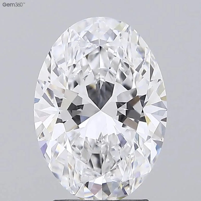 3.02ct Oval Lab Grown Diamond (Colour D, Clarity VS1, IGI Certified)