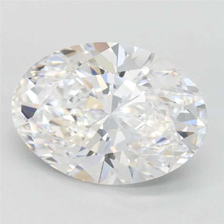3.02ct Oval Lab Grown Diamond (Colour E, Clarity IF, IGI Certified)