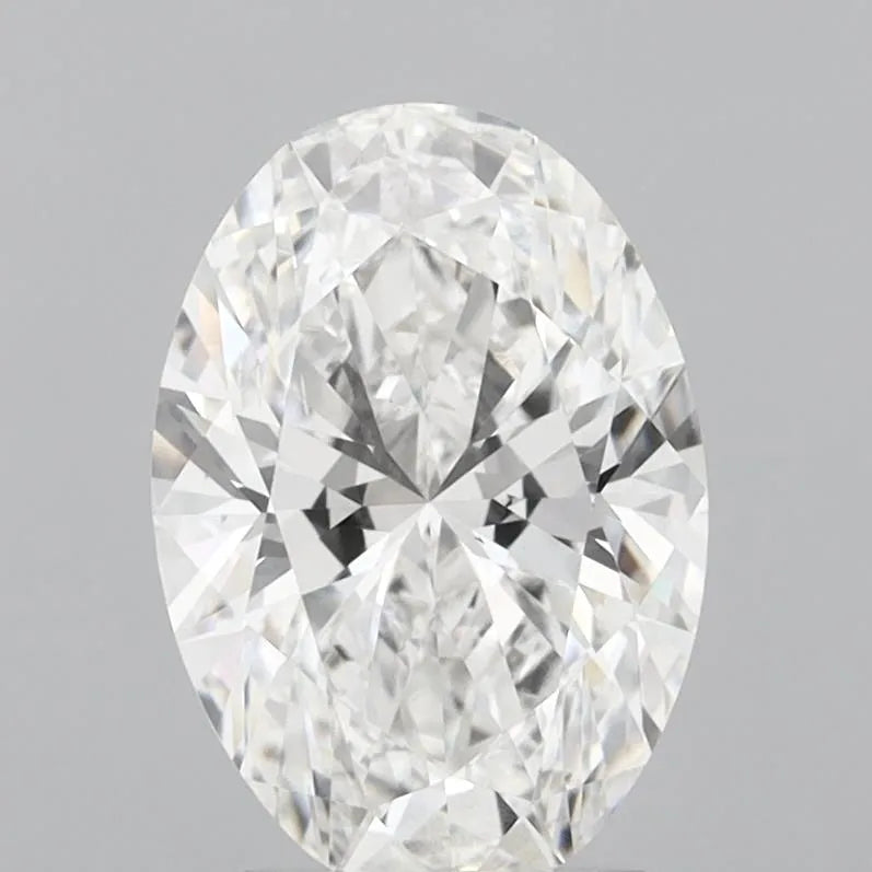 3.02ct Oval Lab Grown Diamond (Colour E, Clarity VS2, IGI Certified)