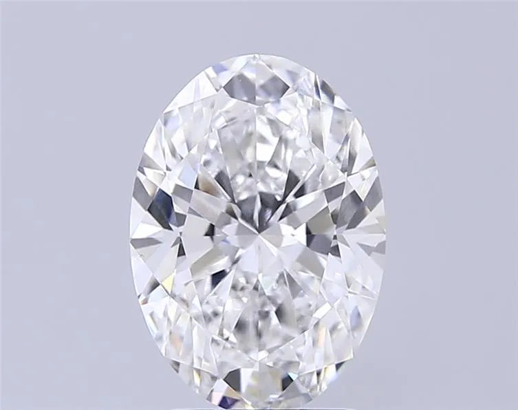 3.02ct Oval Lab Grown Diamond (Colour E, Clarity VVS2, IGI Certified)