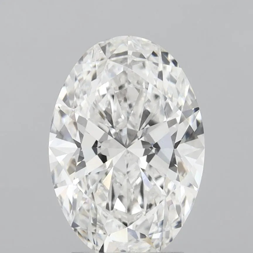 3.02ct Oval Lab Grown Diamond (Colour E, Clarity VVS2, IGI Certified)