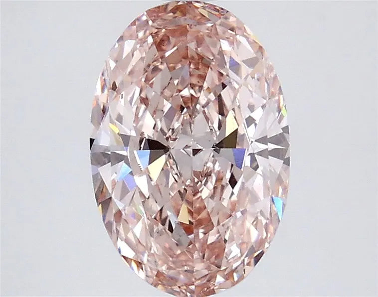 3.02ct Oval Lab Grown Diamond (Colour Fancy Intense Pink, Clarity VS1, IGI Certified)
