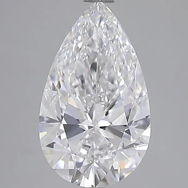 3.02ct Pear Lab Grown Diamond (Colour D, Clarity VVS2, IGI Certified)