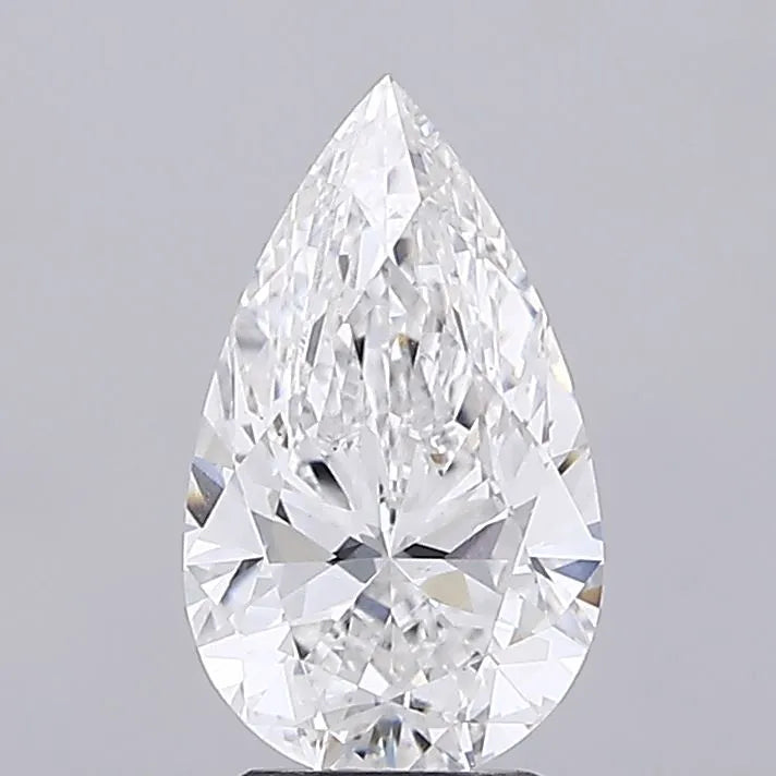 3.02ct Pear Lab Grown Diamond (Colour E, Clarity VS2, IGI Certified)